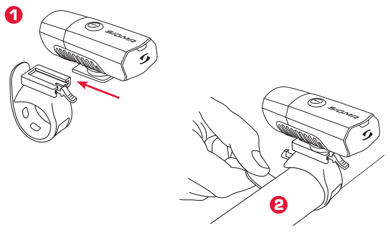 SIGMA Buster 300 Bicycle Lighting LED Lumen - 3