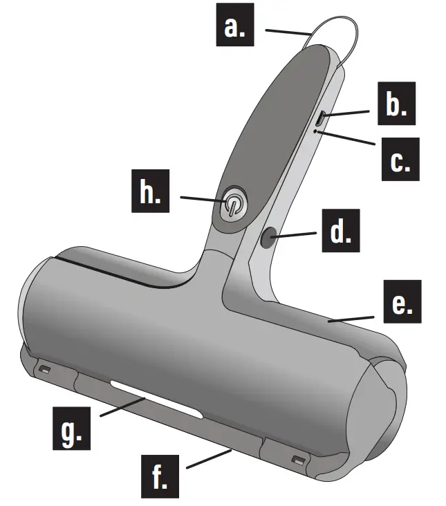Fur Daddy DELUXE M31222 Rechargeable Pet Hair Remover Brush - fig 1