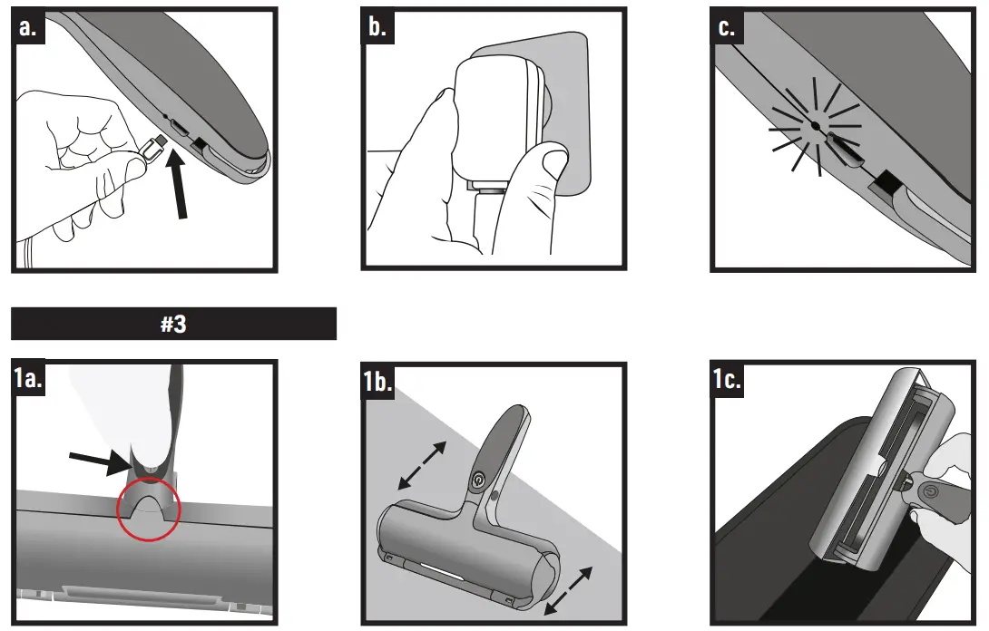 Fur Daddy DELUXE M31222 Rechargeable Pet Hair Remover Brush - fig 2