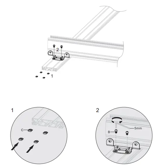 HAGOR 3209 CPS - Rail Adapter for Alu Pillar - 4