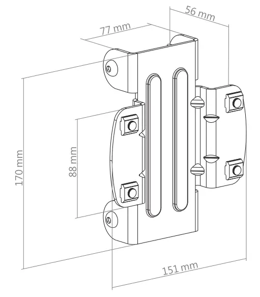 HAGOR 3209 CPS - Rail Adapter for Alu Pillar - 5