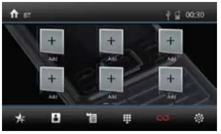 BLAUPUNKT Car Multimedia Dakota BP800PLAY-Telephone mode