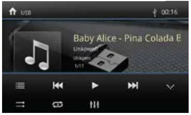 BLAUPUNKT Car Multimedia Dakota BP800PLAY-microSDHC media playback