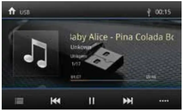 BLAUPUNKT Car Multimedia Dakota BP800PLAY-starting a title