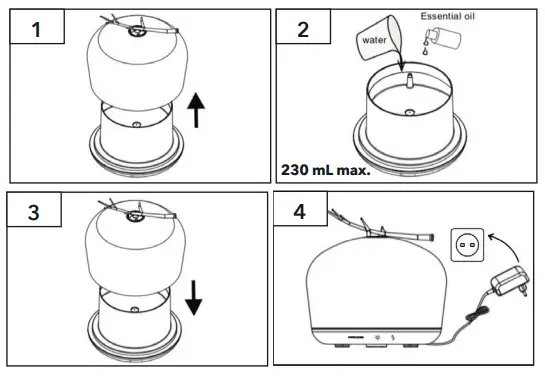 PROZIS arooma Aroma Diffuser and Humidifier - fig 2