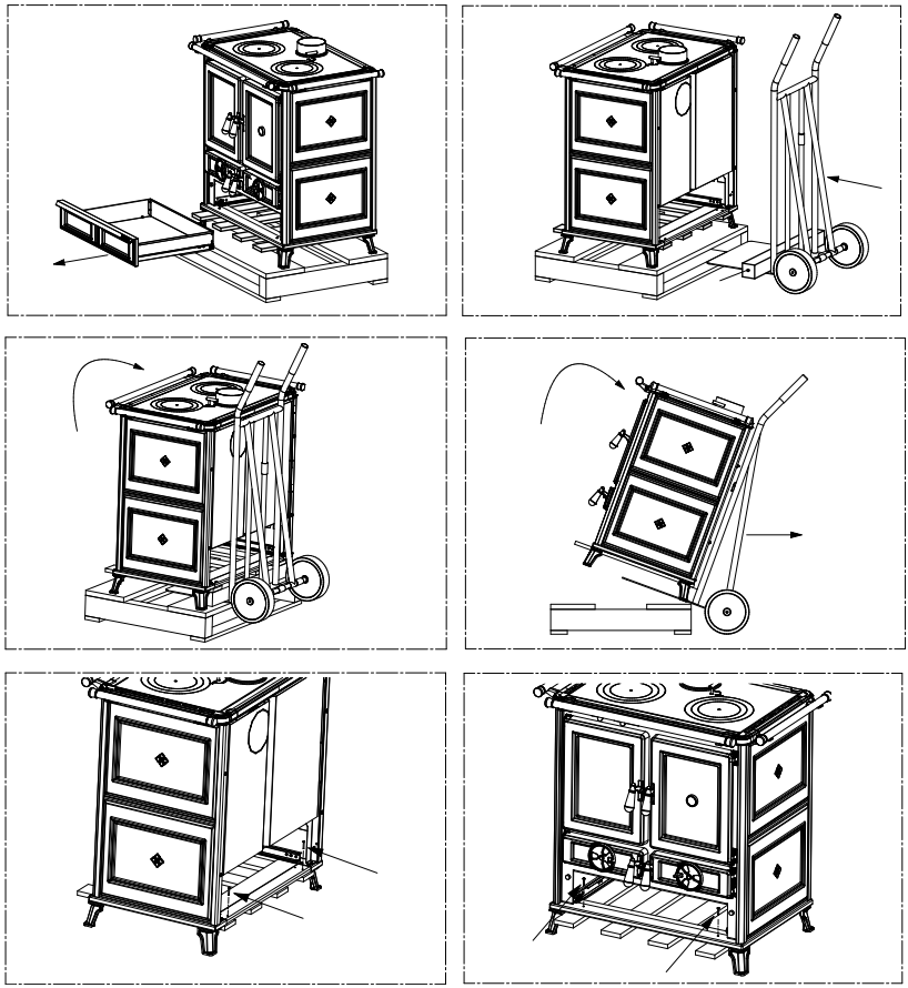 THERMOROSSI AP THERM 028 Free Line Wood Cookers - fig 12