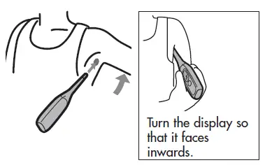 center of the armpit