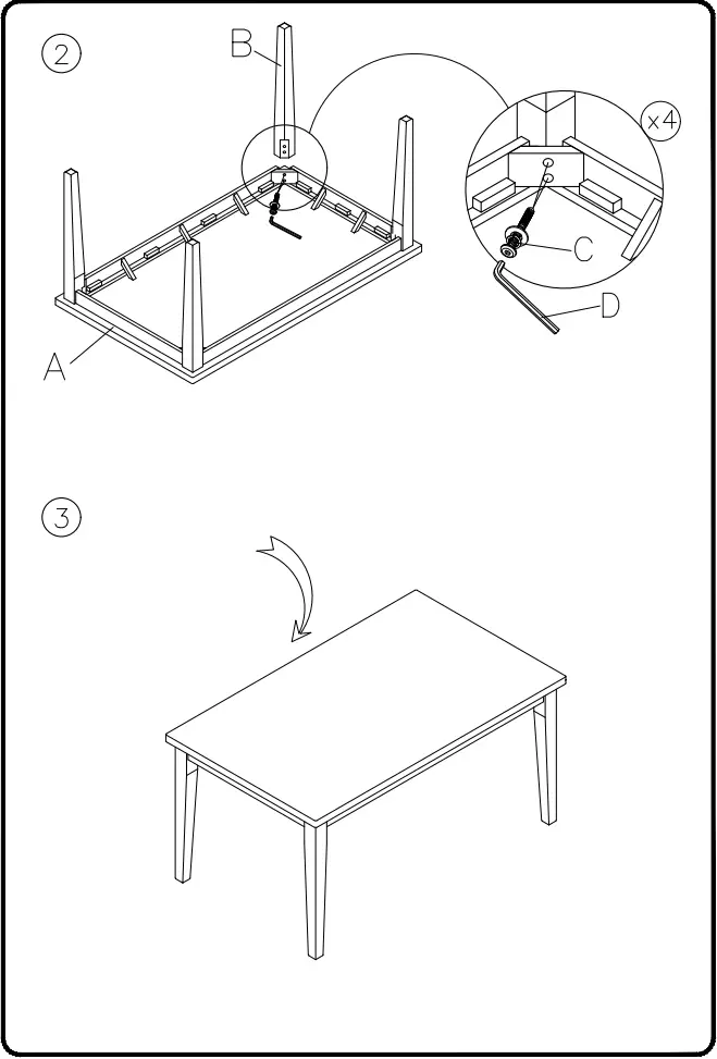 ASHLEY D291-25 Parellen Dining Table - fig 3