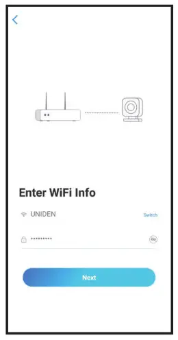 Uniden App Cam Solo Pro-password