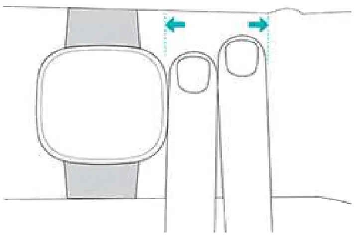 Fitbit Sense FB512 Advanced Smartwatch with Tools for Heart Health - Placement During workouts