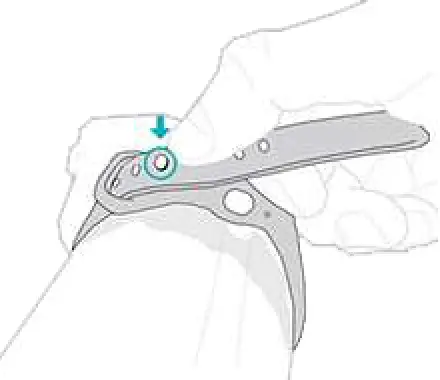 Fitbit Sense FB512 Advanced Smartwatch with Tools for Heart Health - Tighten the band