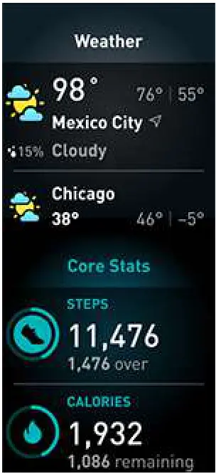 Fitbit Sense FB512 Advanced Smartwatch with Tools for Heart Health - Widgets