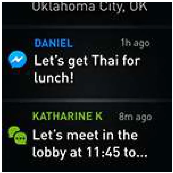 Fitbit Sense FB512 Advanced Smartwatch with Tools for Heart Health - incoming notifications