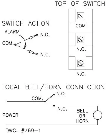 POTTER VS-SP Vane Type Waterflow Alarm Switch Small Pipe-FIG4