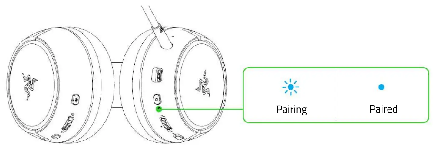 RAZER KAIRA PRO Wireless Gaming Headset for Xbox - charging 1