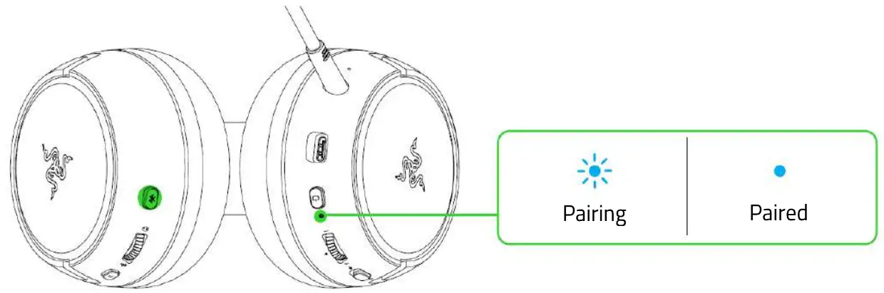RAZER KAIRA PRO Wireless Gaming Headset for Xbox - charging 2