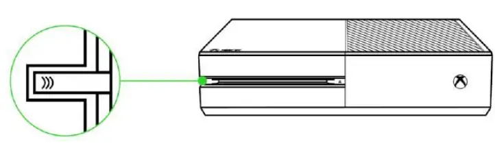 RAZER KAIRA PRO Wireless Gaming Headset for Xbox - connect botton