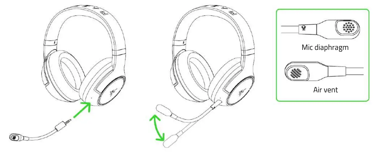 RAZER KAIRA PRO Wireless Gaming Headset for Xbox - wirless Adapter 2