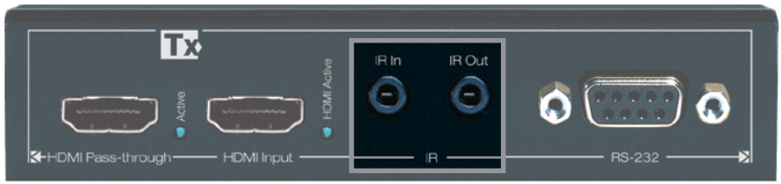 Key Digital KD X600PROK 4K HDMI HDBaseT Extender Kit 76m - Connections 3