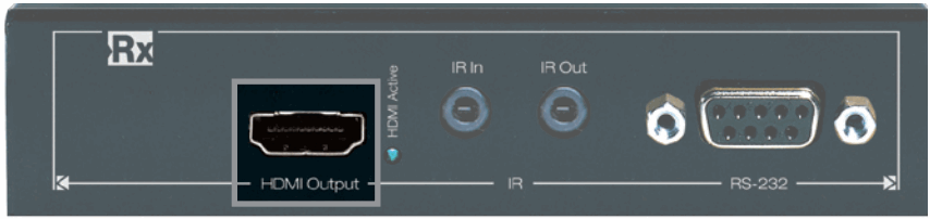 Key Digital KD X600PROK 4K HDMI HDBaseT Extender Kit 76m - Connections 6