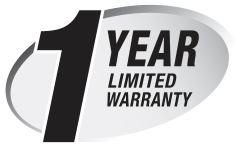 ONE YEAR LIMITED WARRANTY