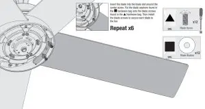 Hunter 59628 Solaria Indoor Outdoor Ceiling Fan with LED Light and Remote Control - figure 21