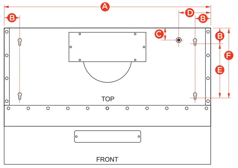 XOE230 30 Inch Under Cabinet Range Hood - DIMENSIONS 2