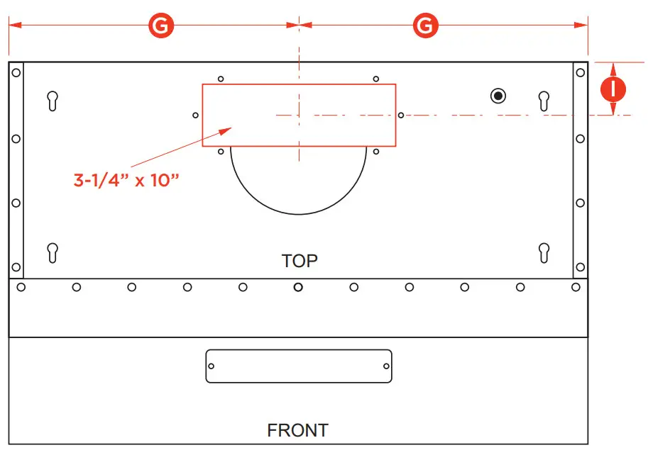 XOE230 30 Inch Under Cabinet Range Hood - TOP VENT 2