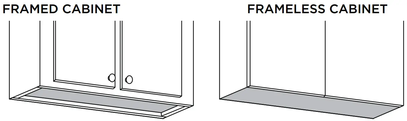 XOE230 30 Inch Under Cabinet Range Hood - cabinet