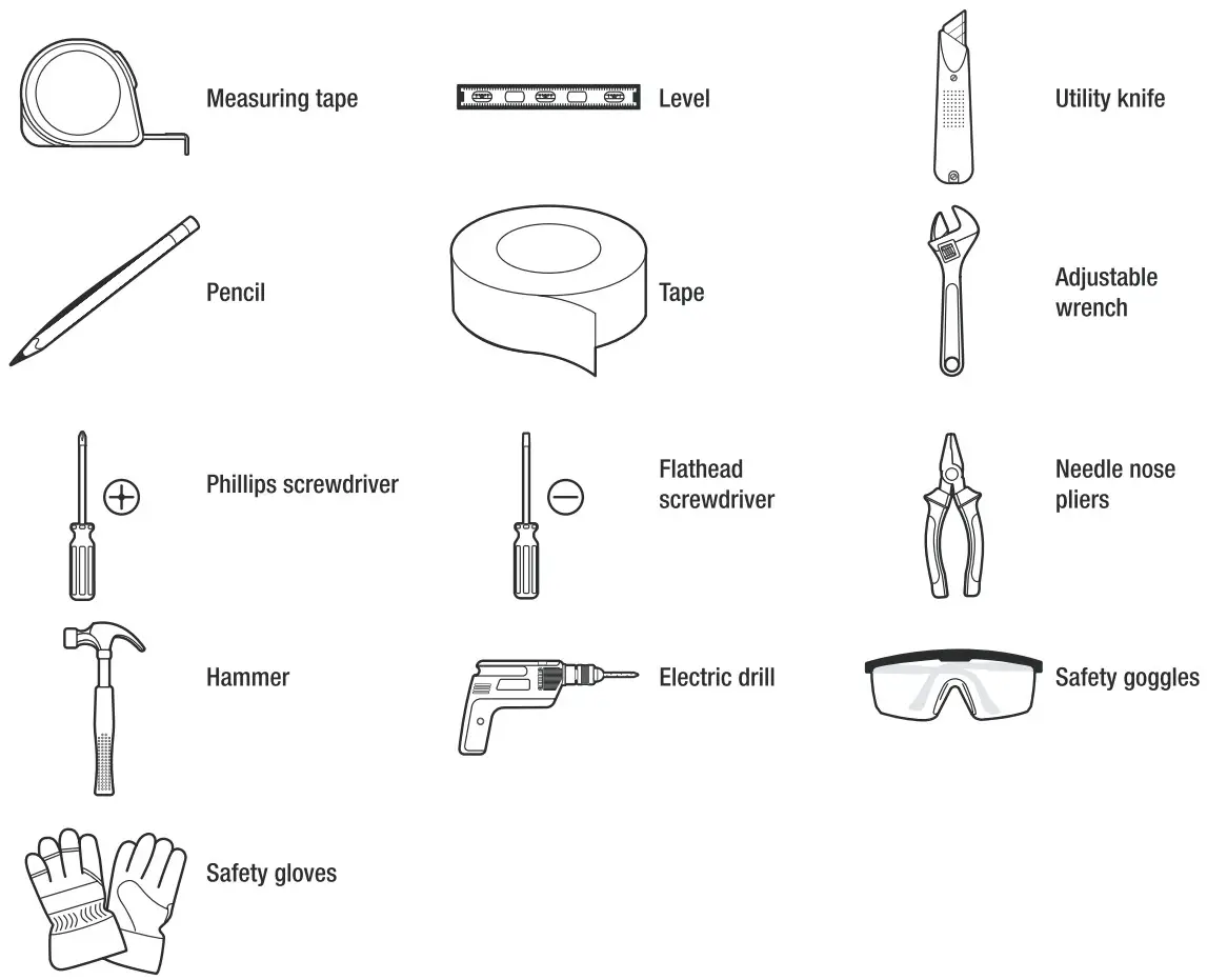 XOE230 30 Inch Under Cabinet Range Hood - simple tools