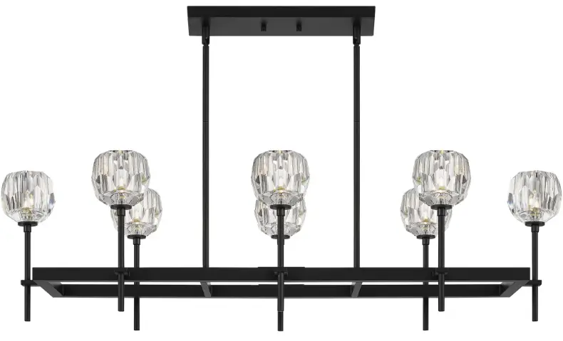 QUOIZEL-IS-RGA846MBK-Regalia-Linear-Suspension-fig-1