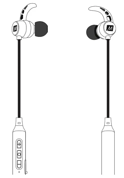 MEE audio X5 Wireless In-ear Stereo Headset - STEP 4 WEARING THE X5