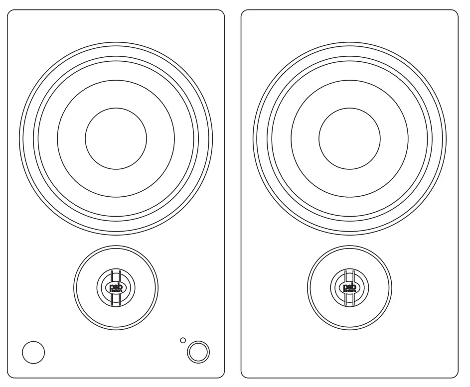 psb SPEAKERS ALPHA AM5 Powered Bookshelf Speaker