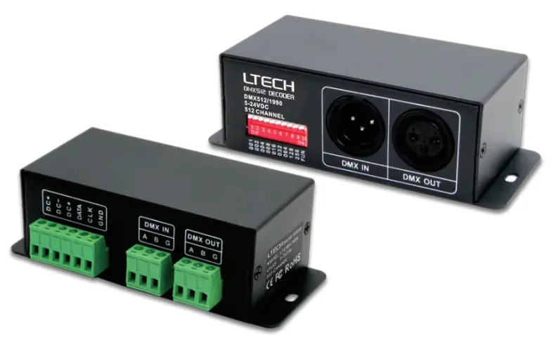 LTECH DMX-SPI Signal Decoder LT-DMX-1809 -