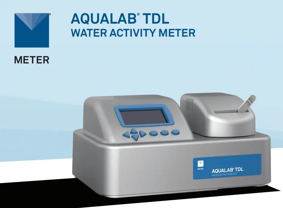 AQUALAB TDL Water Activity Meter User Guide