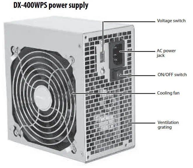 Power supply components include