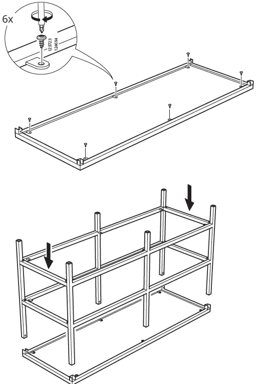 IKEA 503.034.29 VITTSJO TV Bench Instruction-5