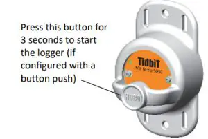 ONSET MX2203 Hobo MX Tidbit Pendant Bluetooth Deep Waterproof Data - magnetic HOBO button1