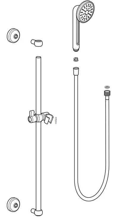 IKEA VOXNAN HeadHandshower Kit with Diverter - Product Overview 4