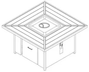 Abbyson Belmont/Corbin Fire Table