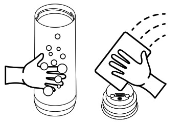 HidrateSpark Pro World's Smartest Water Bottle - CLEANING INSTRUCTIONS 3