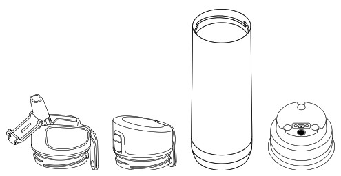 HidrateSpark Pro World's Smartest Water Bottle - CLEANING INSTRUCTIONS 4