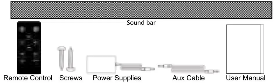 Denver Soundbar - What’s in the Box