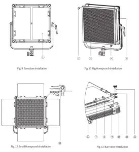 SWIT PL E60D Edge Mounted SMD Panel LED Light - figure 5