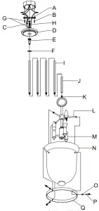 Hunter 19311 Belltown Light Pendant A