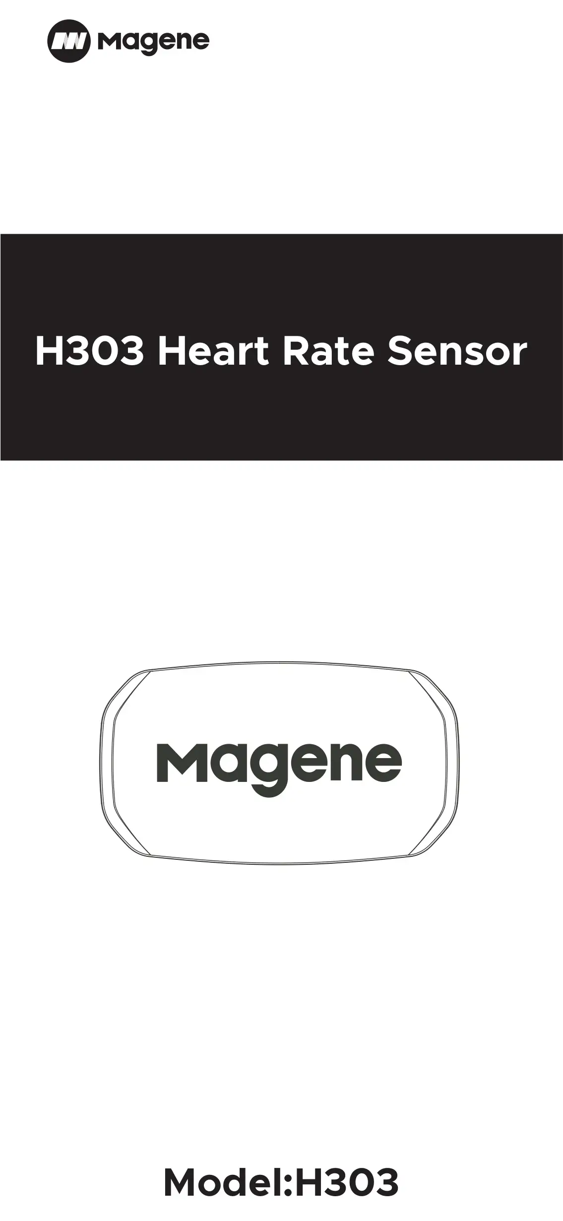 Magene H303 Heart Rate Sensor User Guide