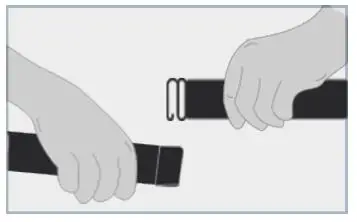 Magene H303 Heart Rate Sensor - Wrap the strap around your chest and attach