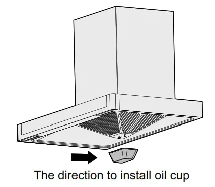 Panasonic FV-KTB2T61HK Range Hood- Oil cup cleaning 2