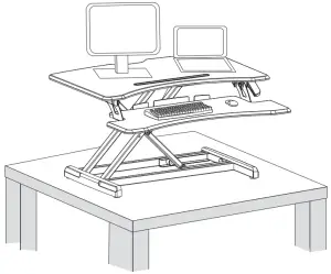 Sit and Stand Desktop