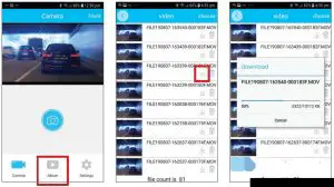 FIG 7 DOWNLOADING VIDEOS FROM THE APP